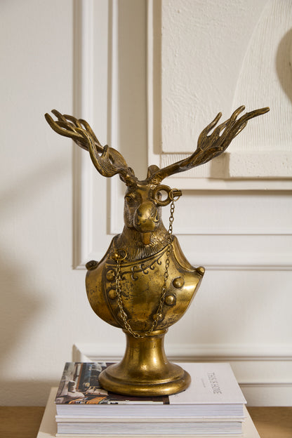 Eugene the Moose Bust - Authentic E&E Eloise Collection Bronzed Aluminum Bust