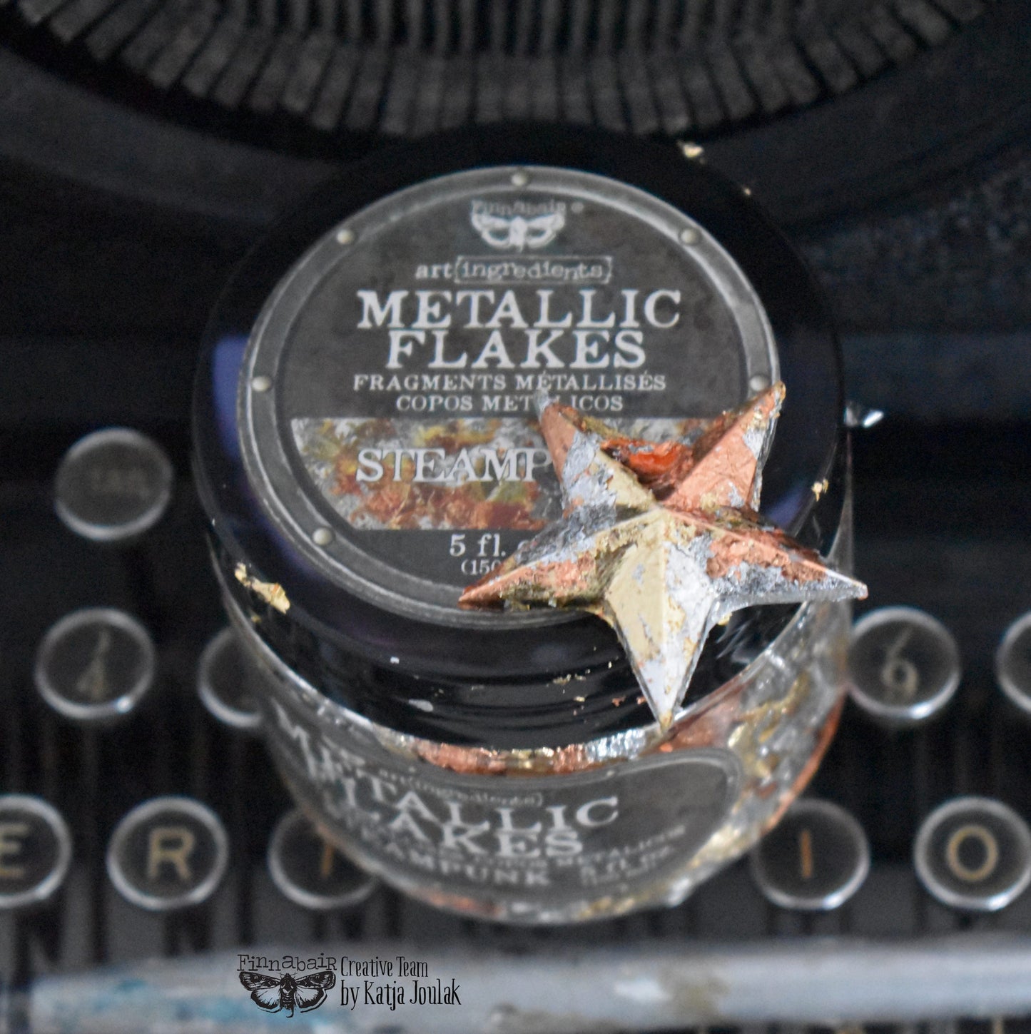 Metallic Flakes - STEAMPUNK by Art Extravagance