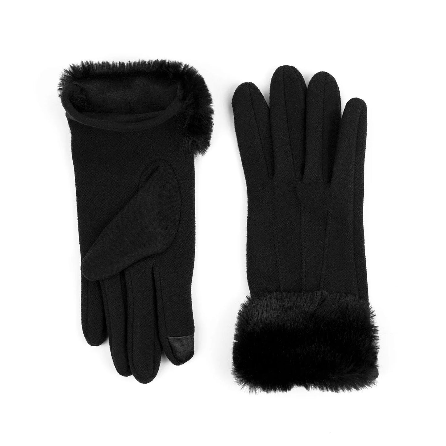 Ladies Stretch Winter Knit Gloves