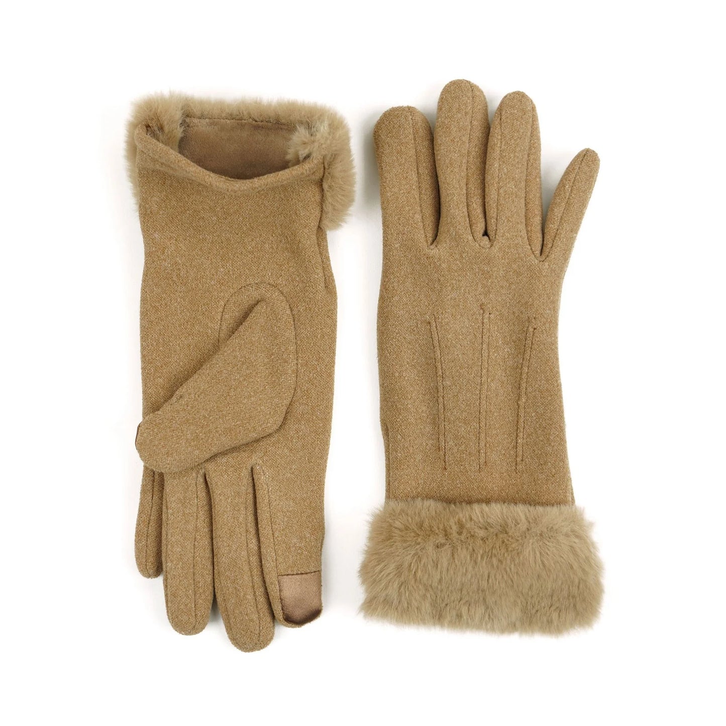 Ladies Stretch Winter Knit Gloves