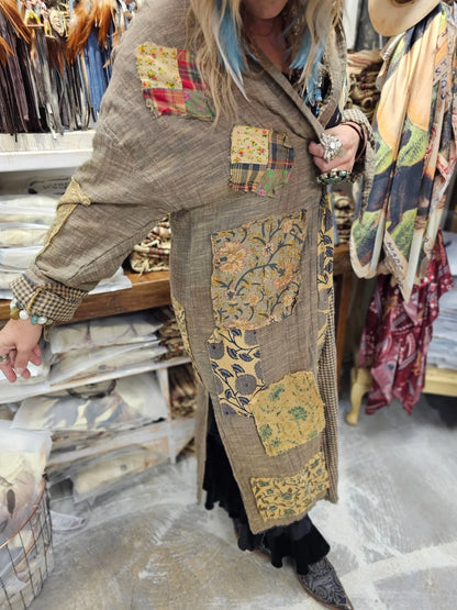 Fly Away Patch Duster O/S - A Rare Bird