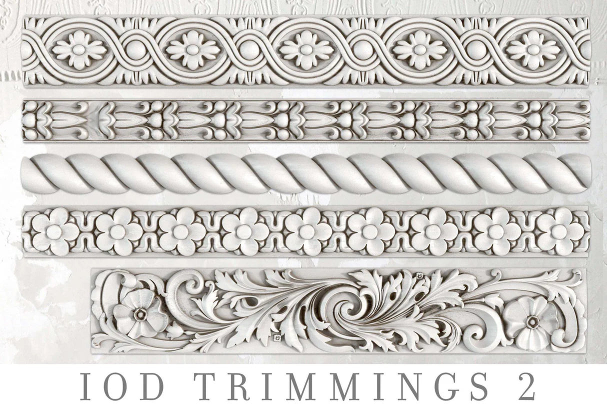 Trimmings II 2 ~ IOD Decor Mould