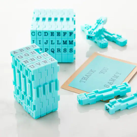 Uppercase Click-Together Stamp Set