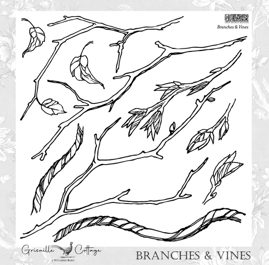 Branches & Vines - IOD Decor Stamp RETIRED