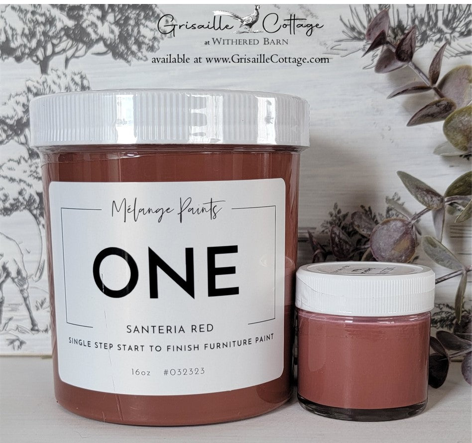 Santeria Red 16oz Jar ~ Mélange ONE Furniture Paint