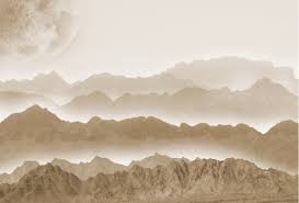 Misty Mountains 20"x30" ~ Roycycled Treasures