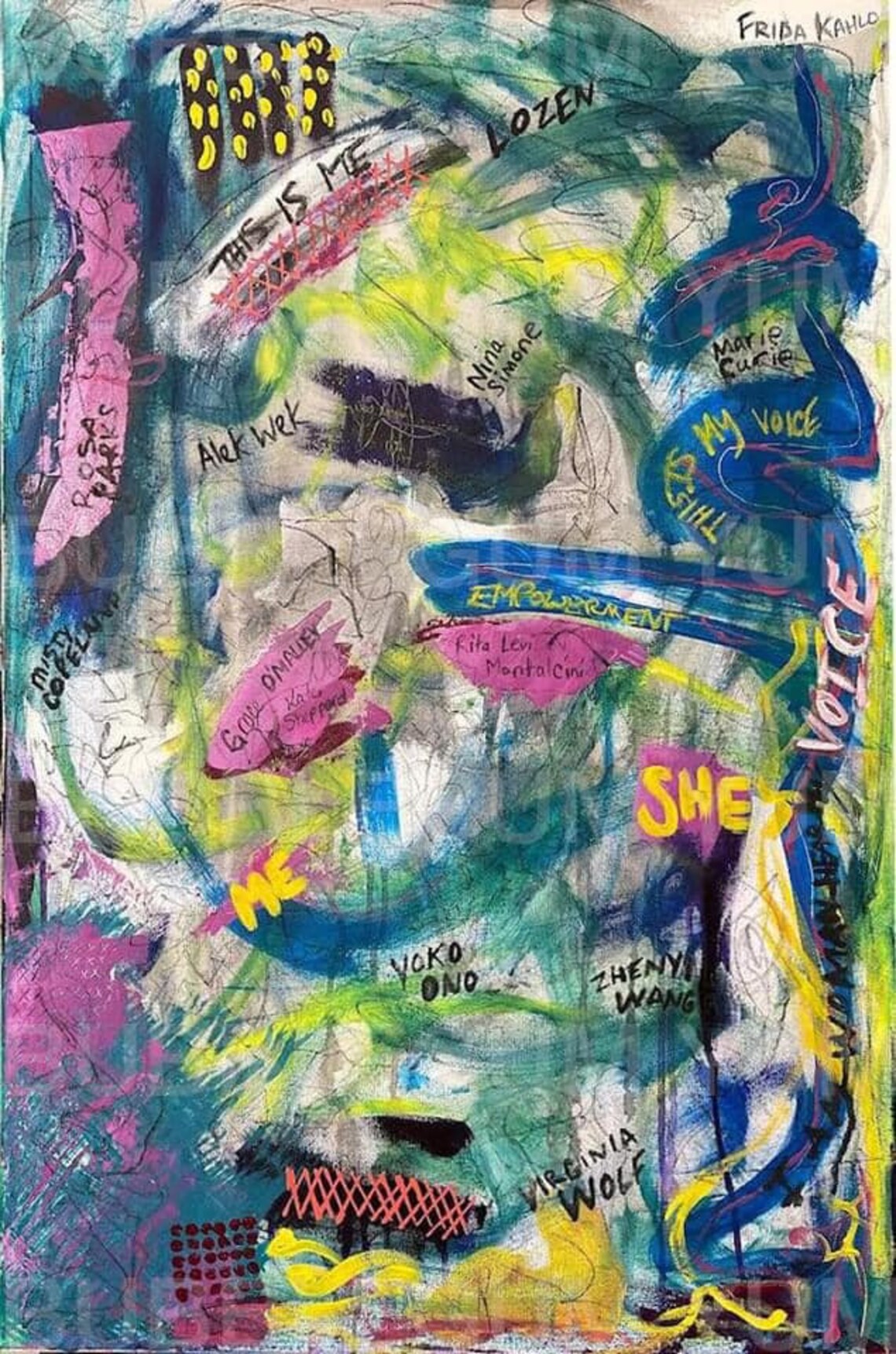 Pertinacious - Artisan Print - 24x36 Bubblegum Yum